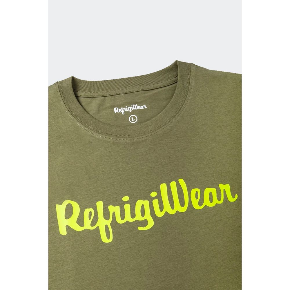تي شيرت Refrigiwear Army Cotton Tee بشعار متباين