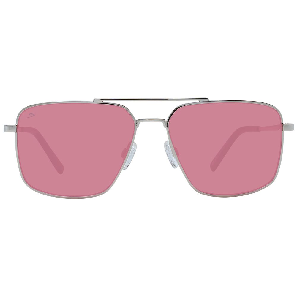 Serengeti Silver Men Sunglass