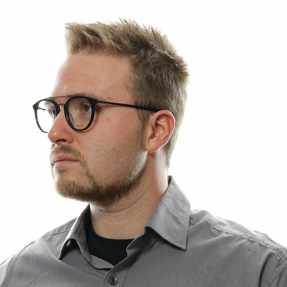 Police Black Men Glasses Frame