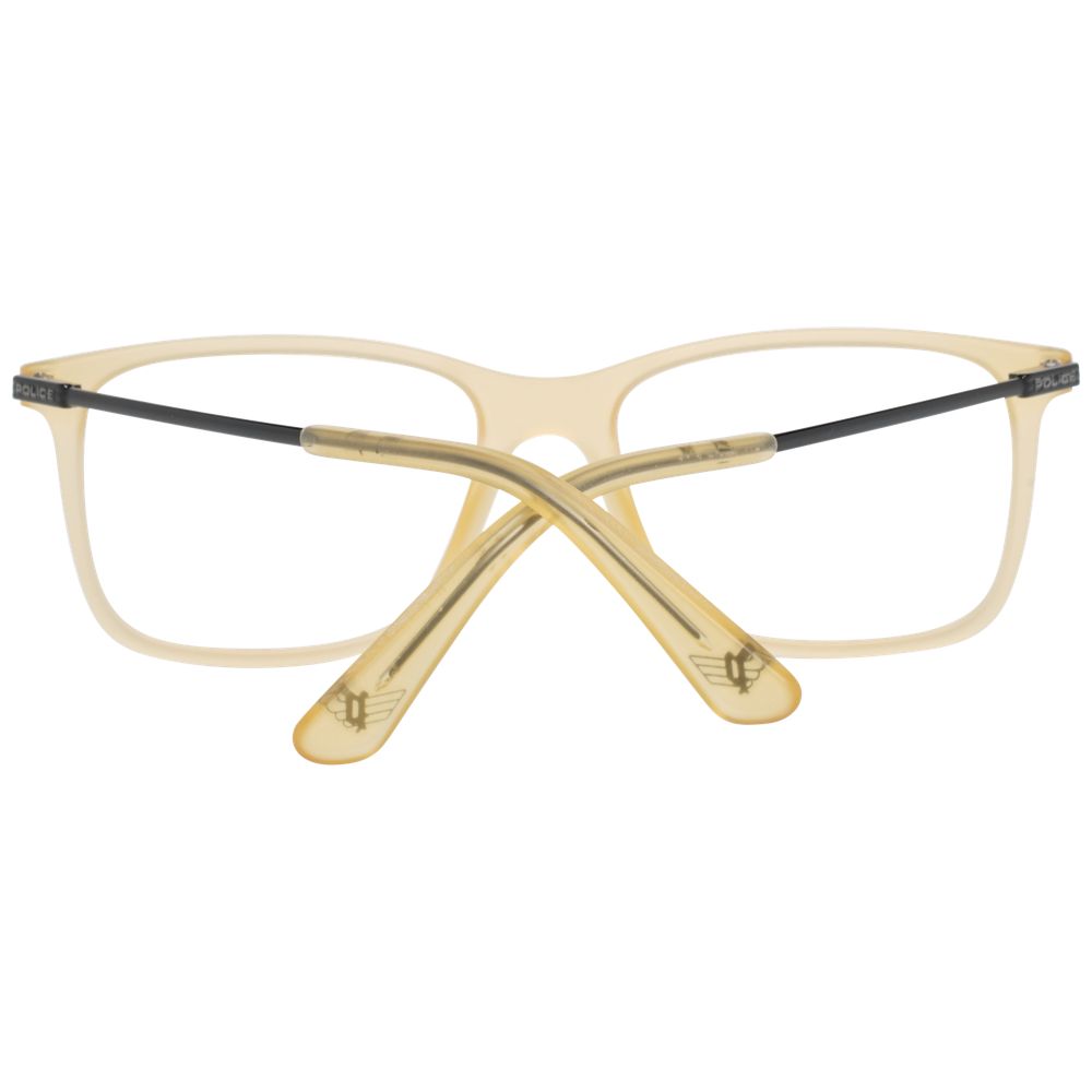 Police Yellow Men Glasses Frame