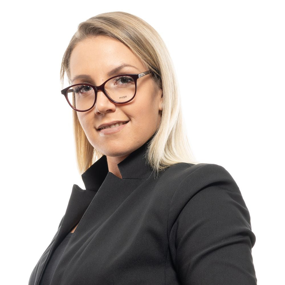 Maje Burgundy Women Glasses Frame