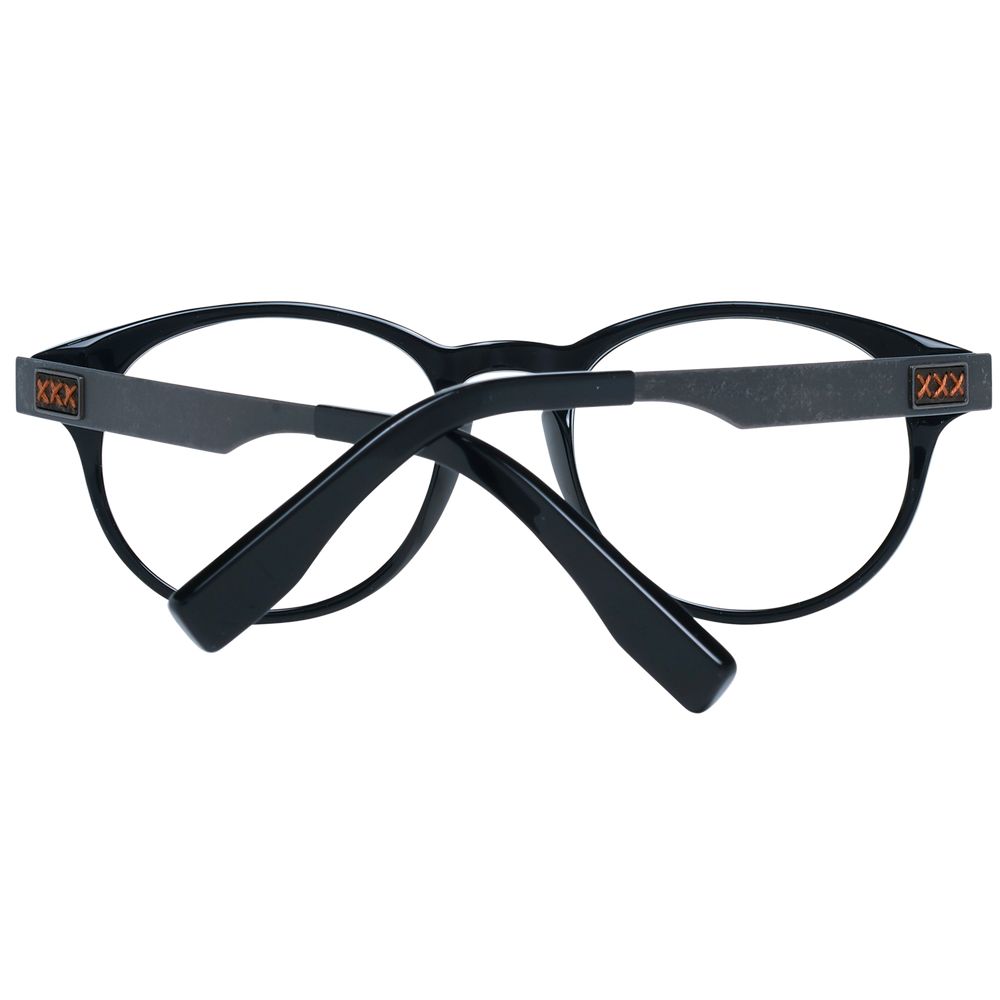Ermenegildo Zegna Black Men Glasses Frame