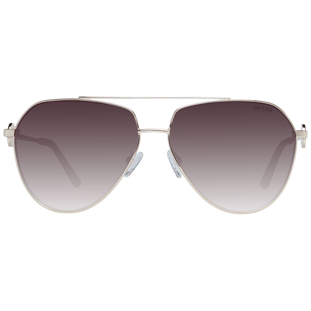 نظارات شمسية نسائية من Guess باللون الذهبي
