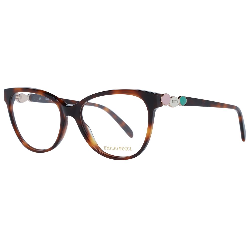 Emilio Pucci Brown Women Glasses Frame