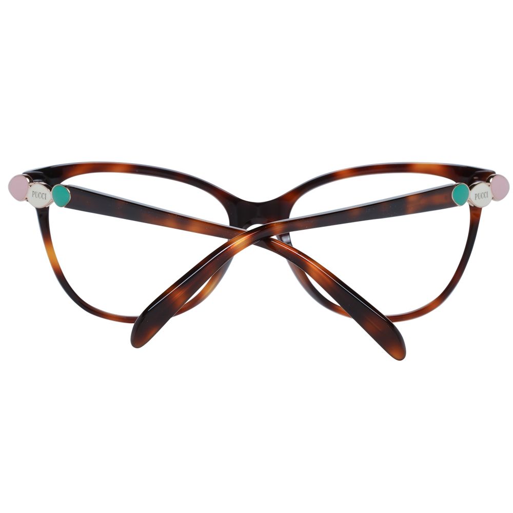 Emilio Pucci Brown Women Glasses Frame
