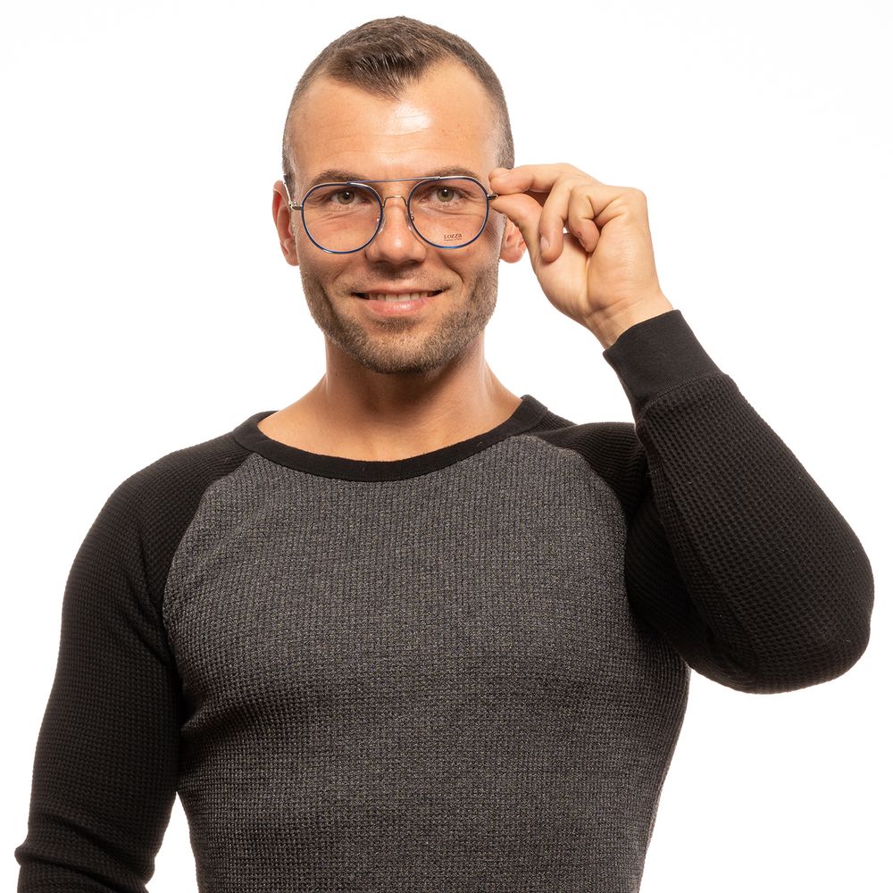 Lozza Blue Men Glasses Frame