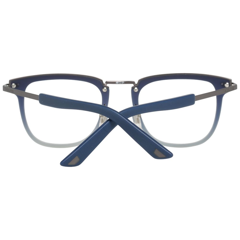 Police Blue Men Glasses Frame