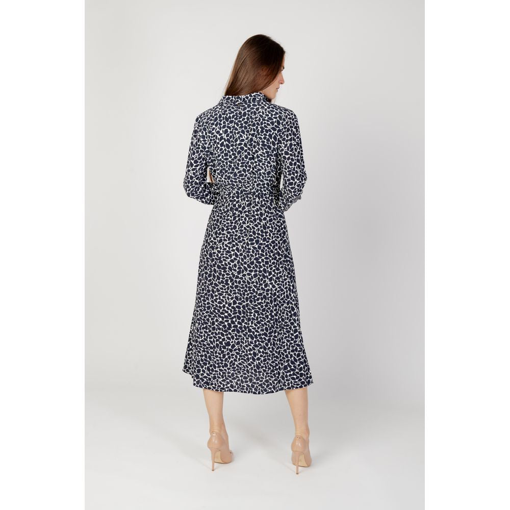 Street One – Blaue Viskose-Midi
