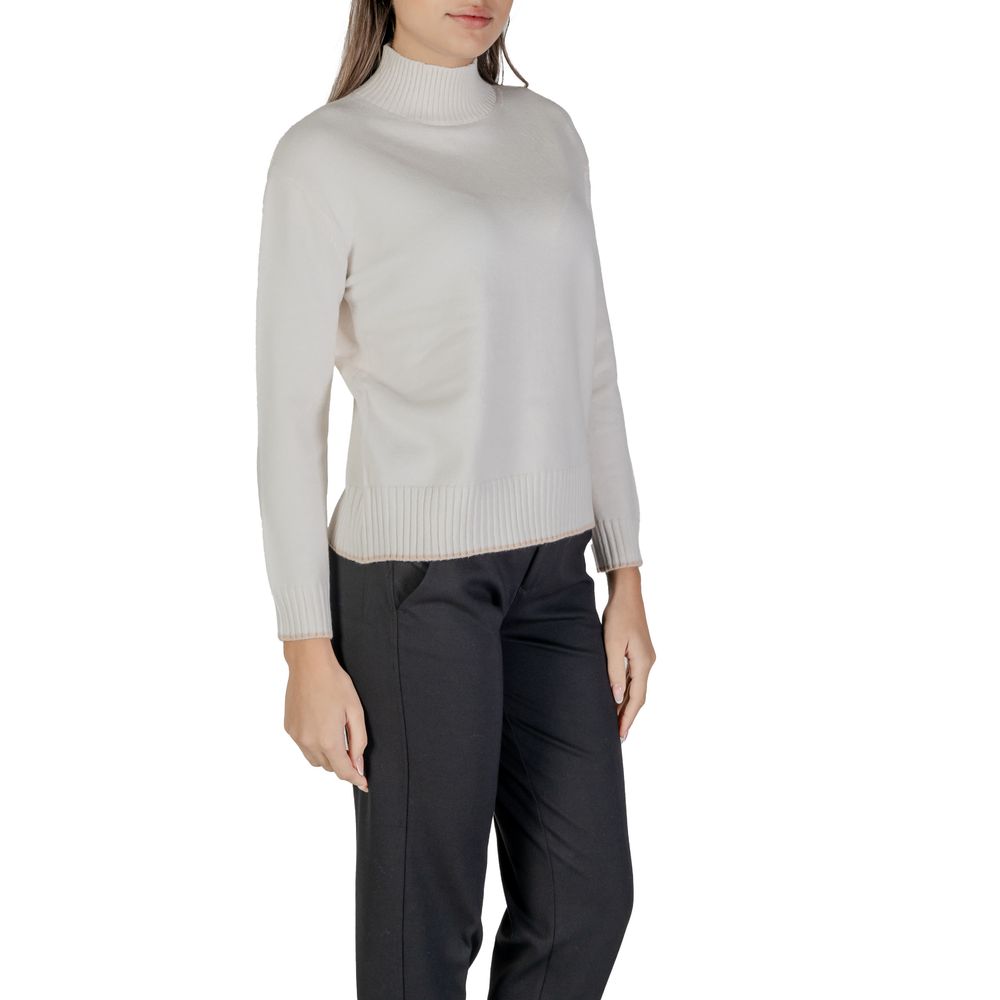 Street One Creme Polyester Pullover