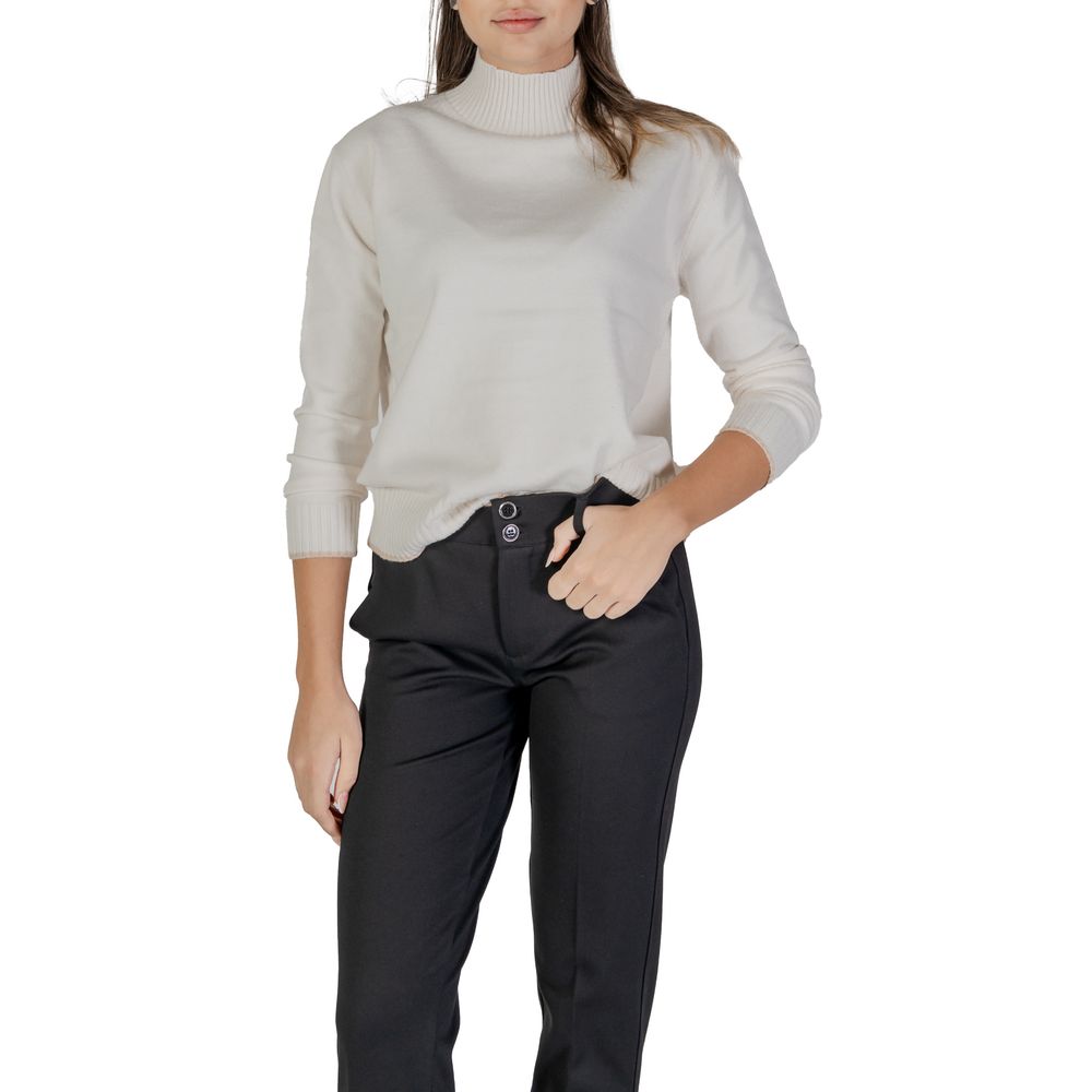 Street One Creme Polyester Pullover