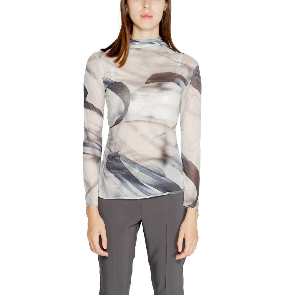Rinascimento Graues Polyester Langarmshirt