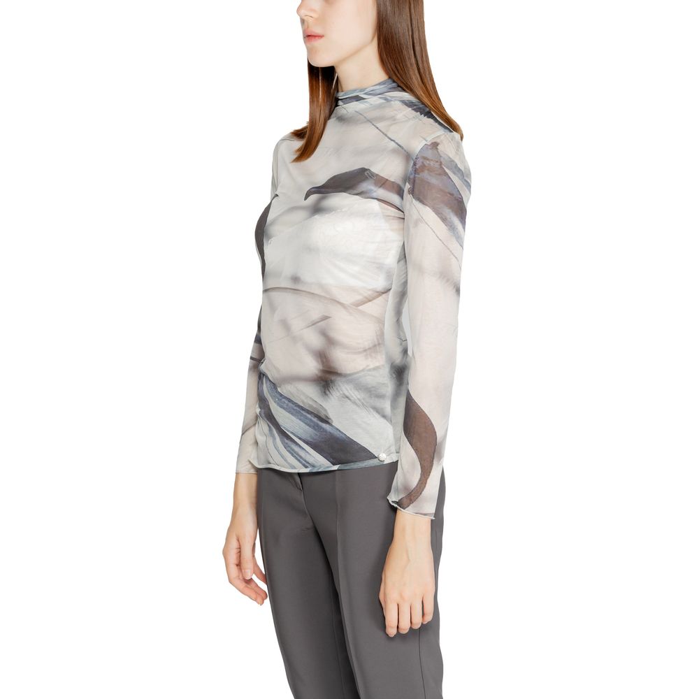 Rinascimento Graues Polyester Langarmshirt