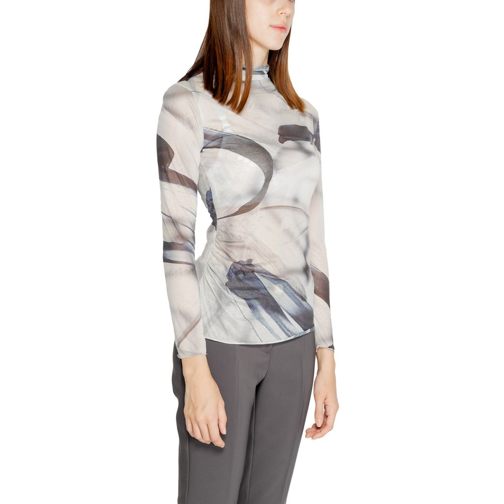 Rinascimento Graues Polyester Langarmshirt