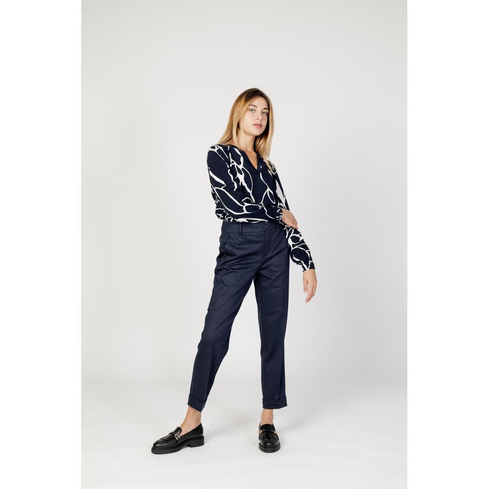 Street One – Blaue Viskosehose