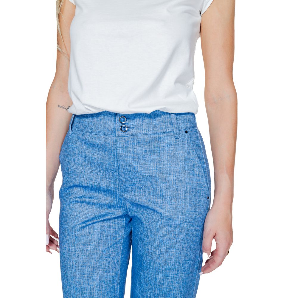 Street One Blaue Polyesterhose