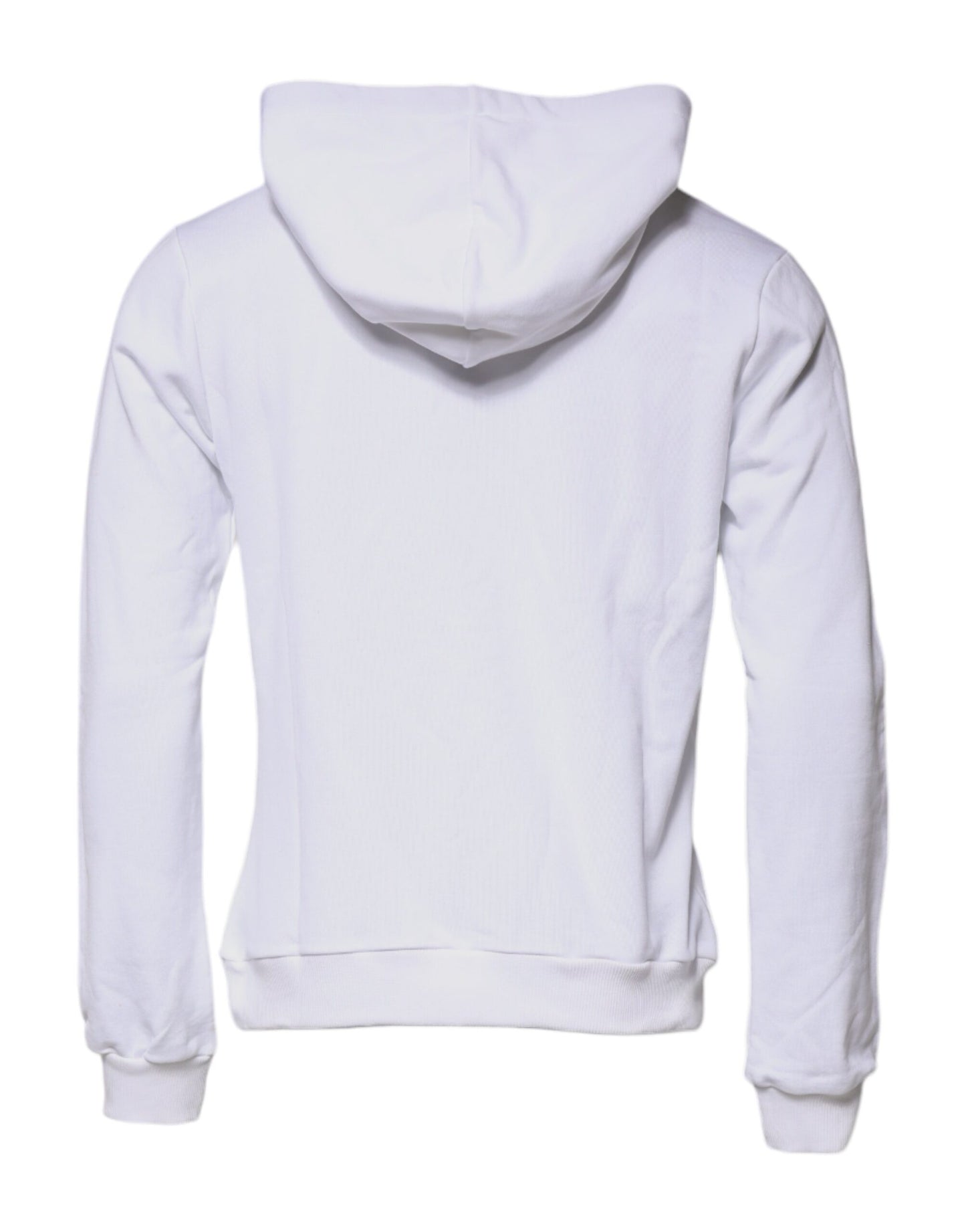 Dolce & Gabbana – Weißes Sweatshirt mit Kapuze „Sacred Heart“