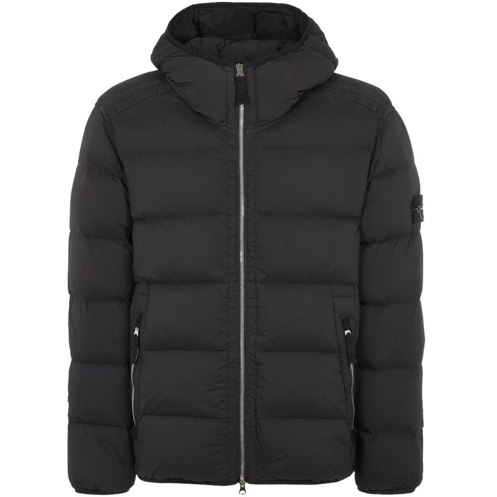 Stone Island Black Nylon Men Jacket