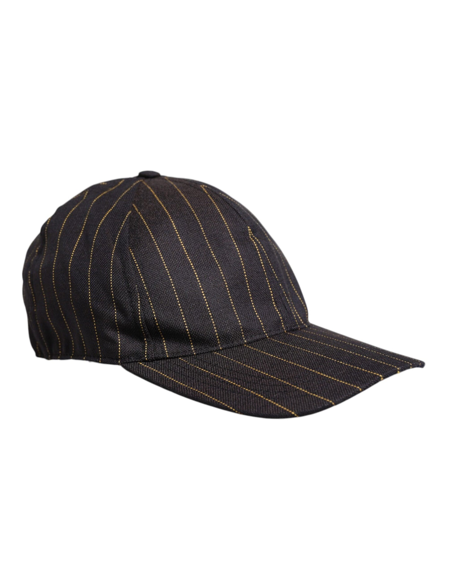 Dolce & Gabbana – Baseballkappe aus Baumwolle mit 6 Einsätzen und braunen Streifen