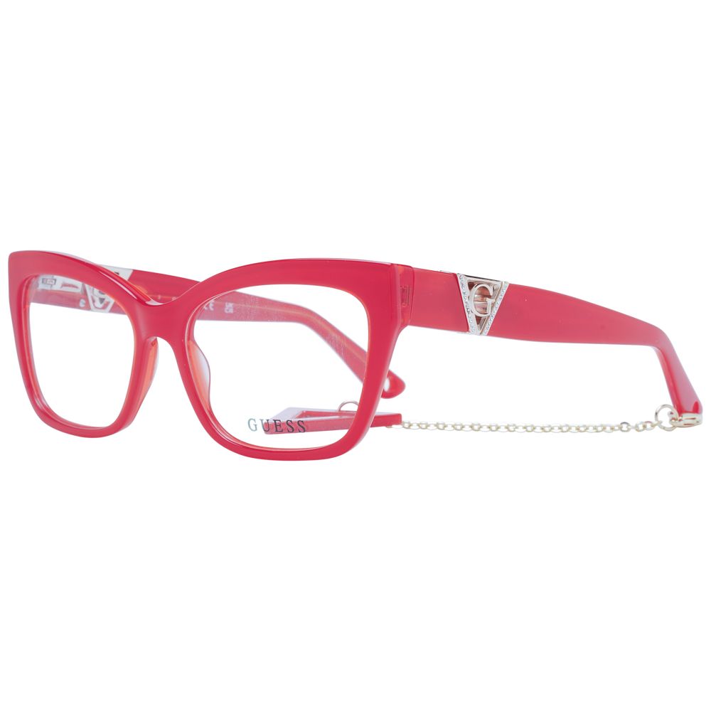 Guess Red Women Glasses Frame