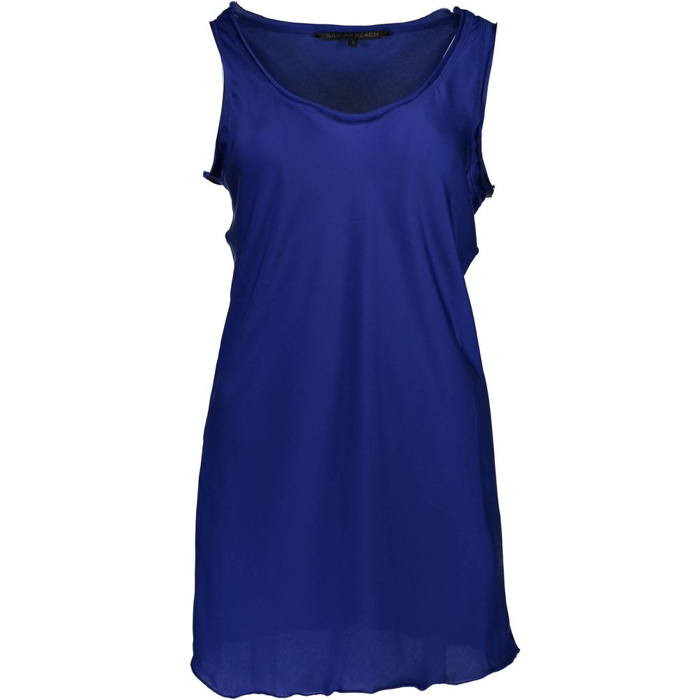 Silvian Heach Damen-Tanktop aus Polyester, Blau