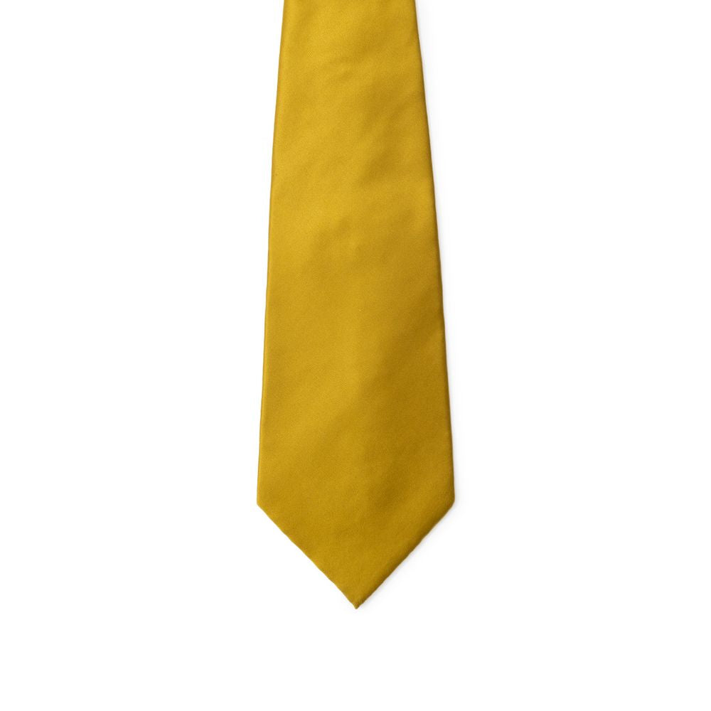 Dolce & Gabbana Yellow Silk Ty