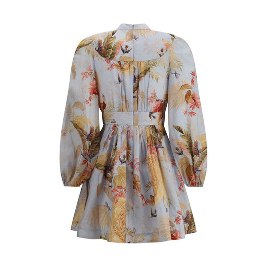 Zimmermann Ascension Plunge Mini Dress