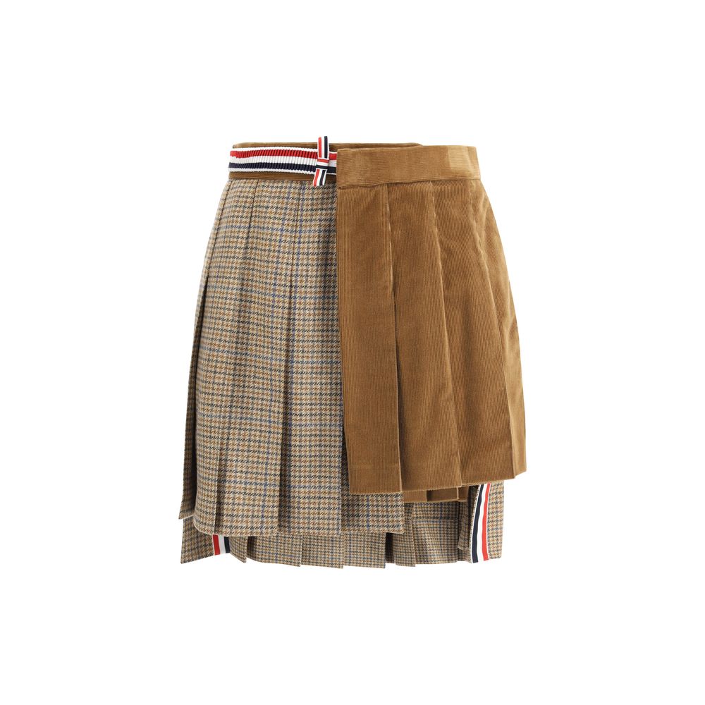 Thom Browne Plissierter Minirock