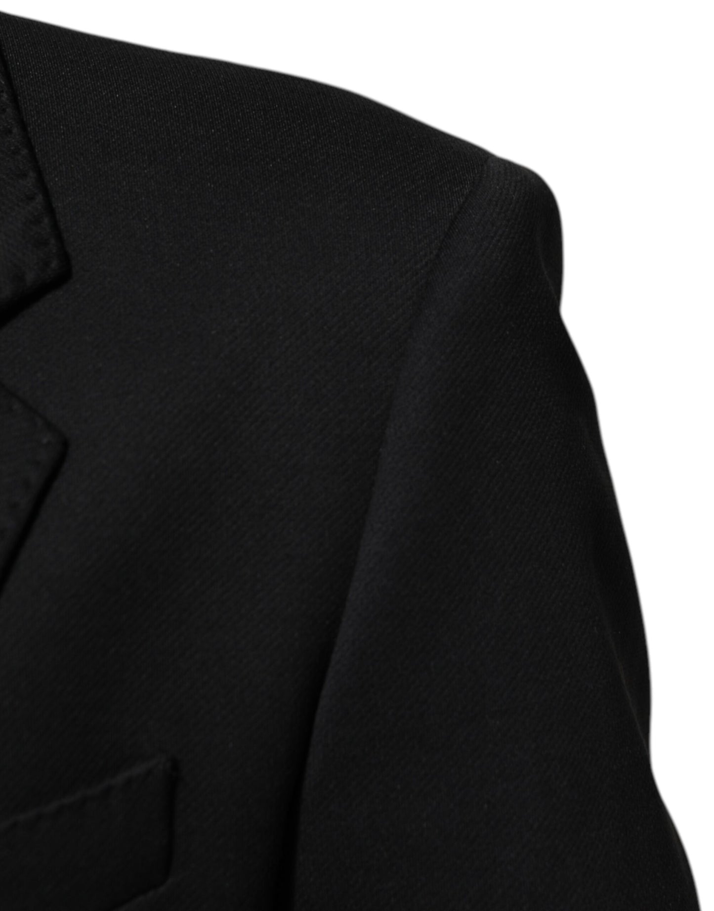 Dolce & Gabbana Dunkelblaue Herrenjacke aus Baumwolle, Mantel, Blazer, Anzug