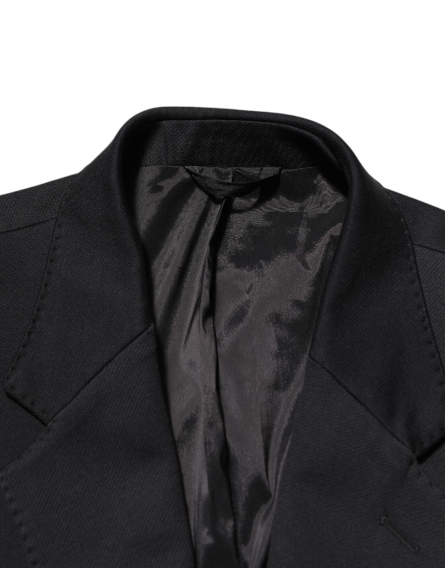 Dolce & Gabbana Dunkelblaue Herrenjacke aus Baumwolle, Mantel, Blazer, Anzug