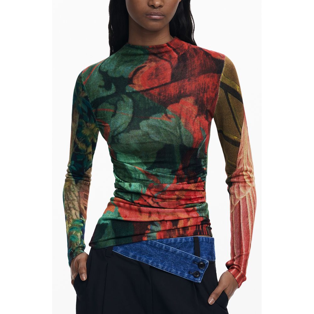 Desigual Grüner Viskose-Pullover für Damen