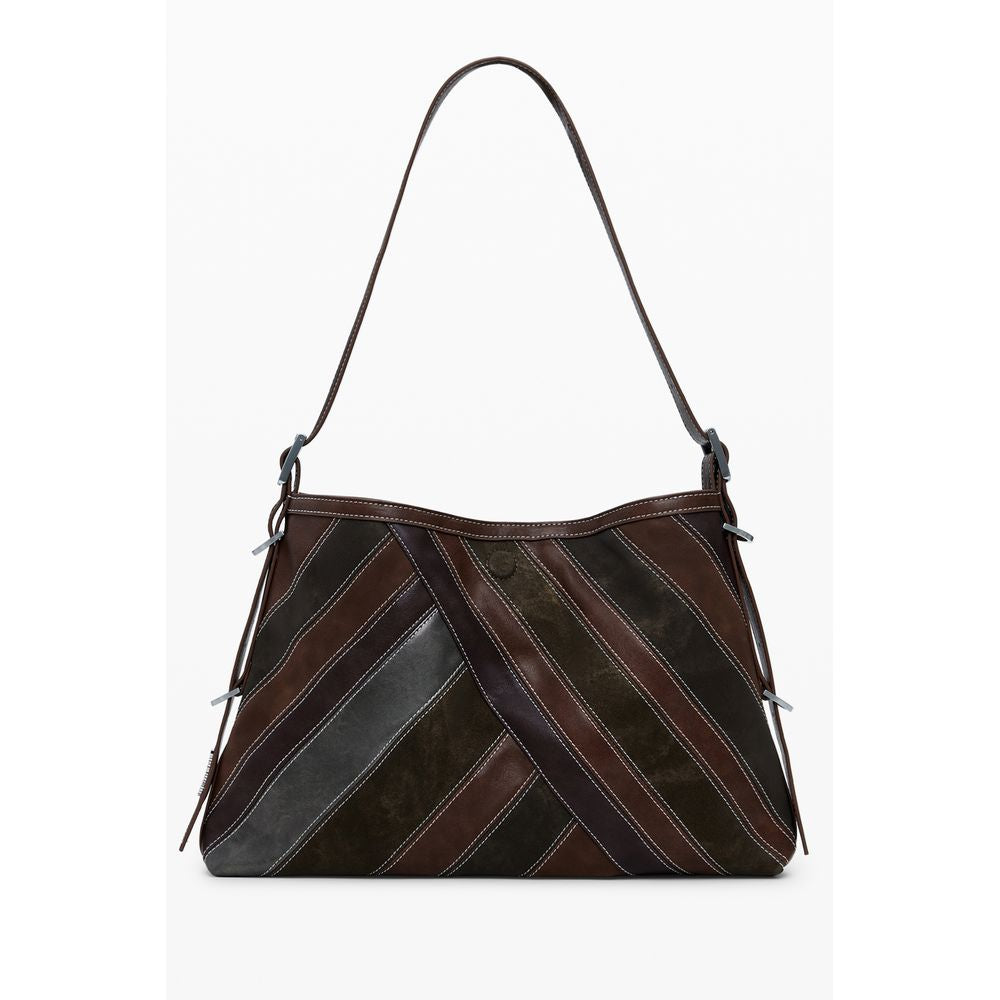Desigual Braune Polyethylen-Damenhandtasche