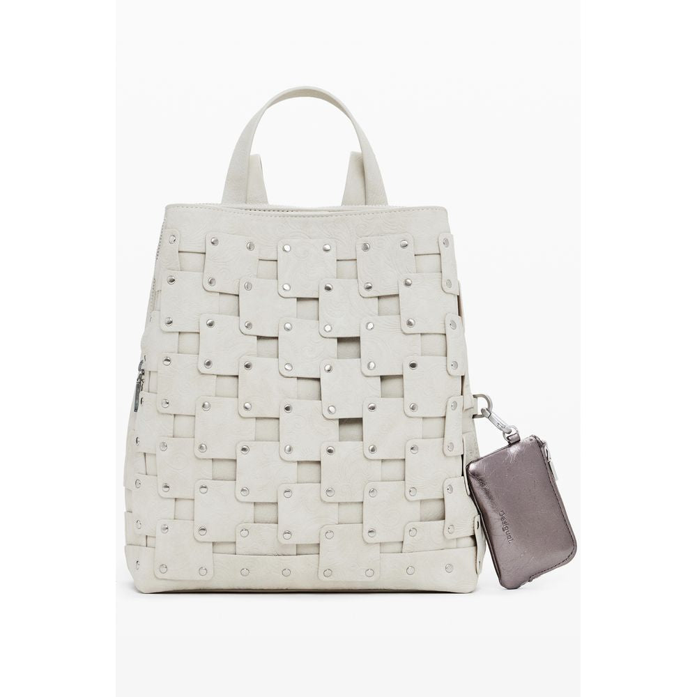 Desigual Beige Polyethylen Damen Rucksack