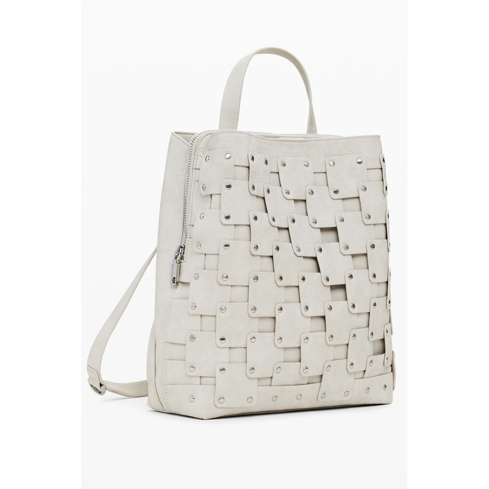 Desigual Beige Polyethylen Damen Rucksack