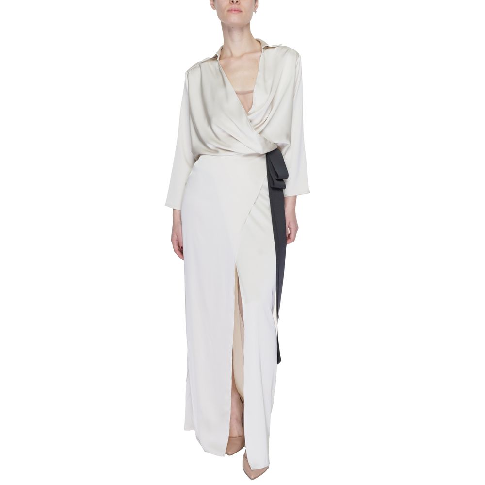 Sandro Ferrone Beige Polyester Lang