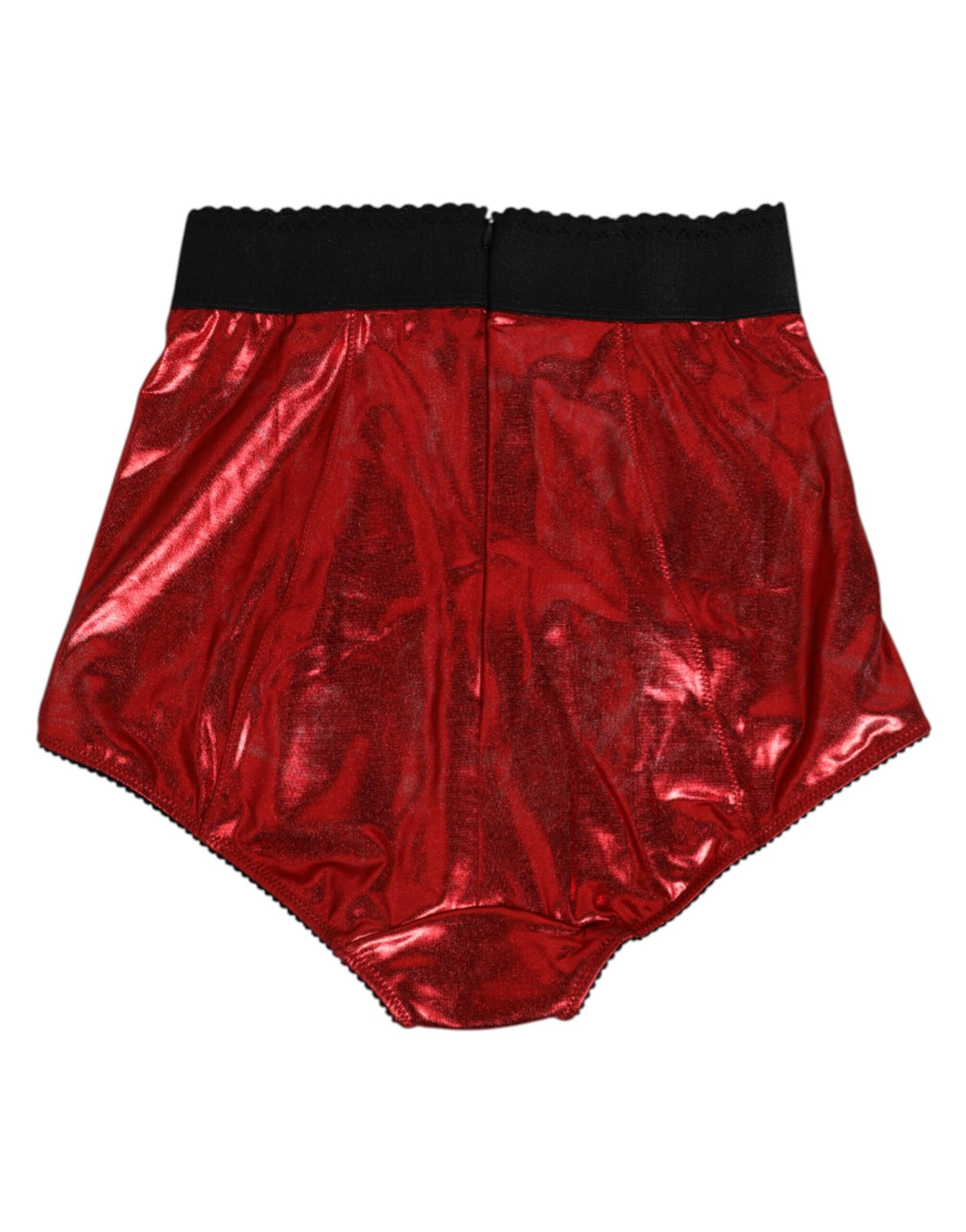 Dolce & Gabbana Red Polyester High Waist Girdle Women Underwear