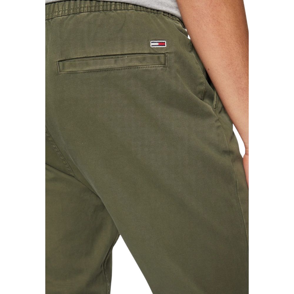 Tommy Hilfiger Jeans Green Cotton Pant
