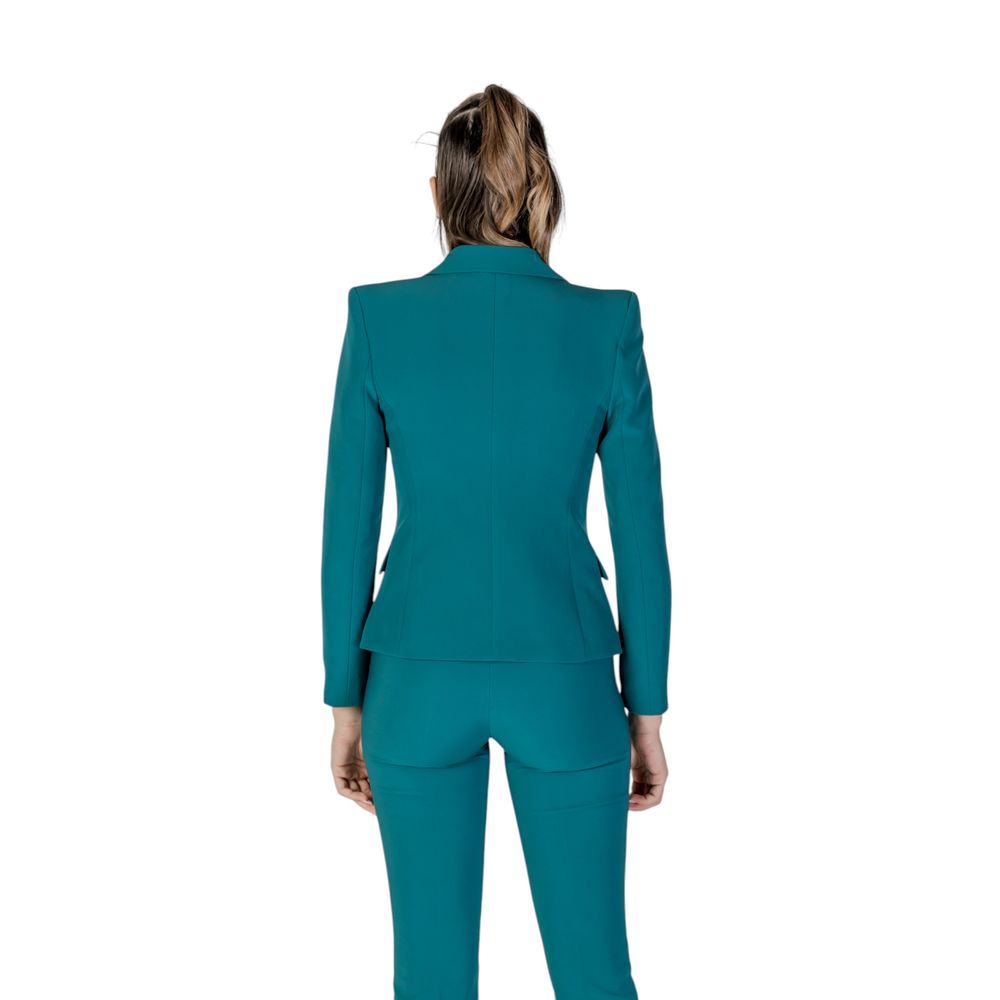 Rinascimento Schwarzer Polyester-Blazer