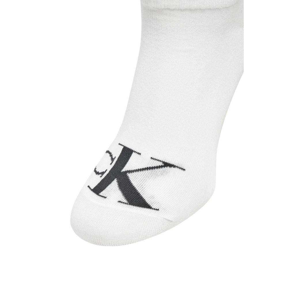 Calvin Klein Jeans White Cotton Sock
