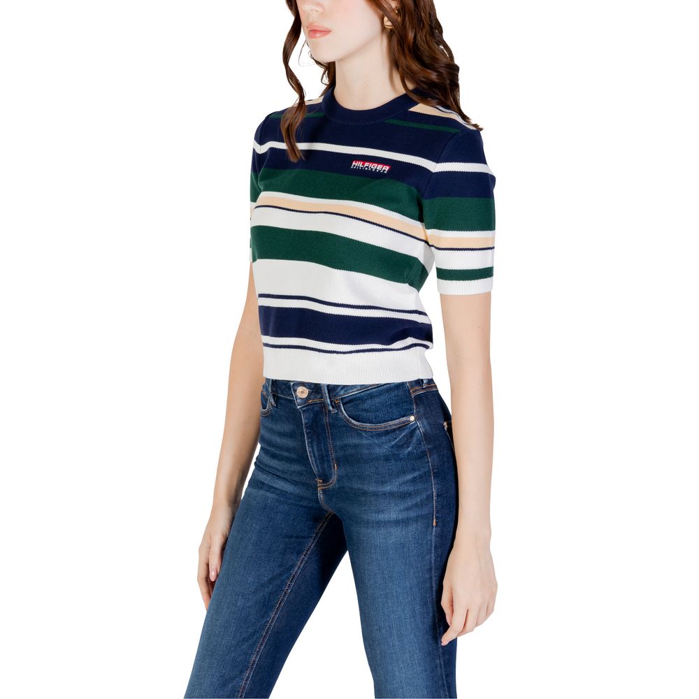Tommy Hilfiger Blue Lyocell Sweater