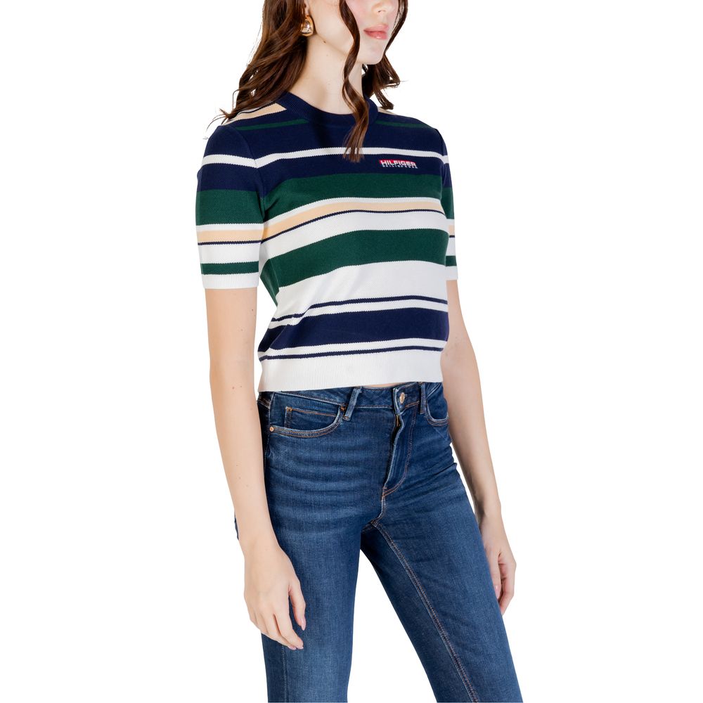 Tommy Hilfiger Blue Lyocell Sweater