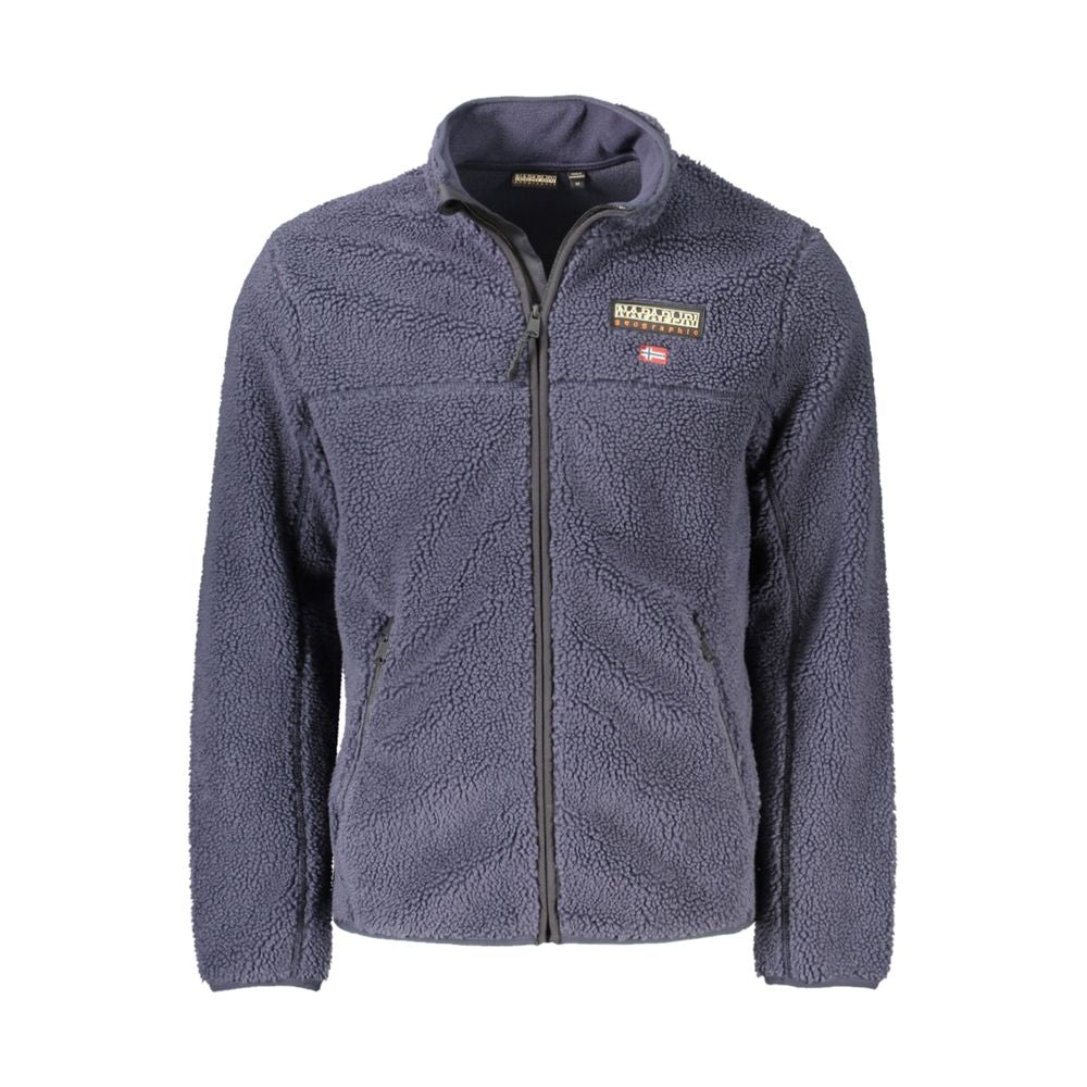Napapijri Blue Polyester Men Sweater