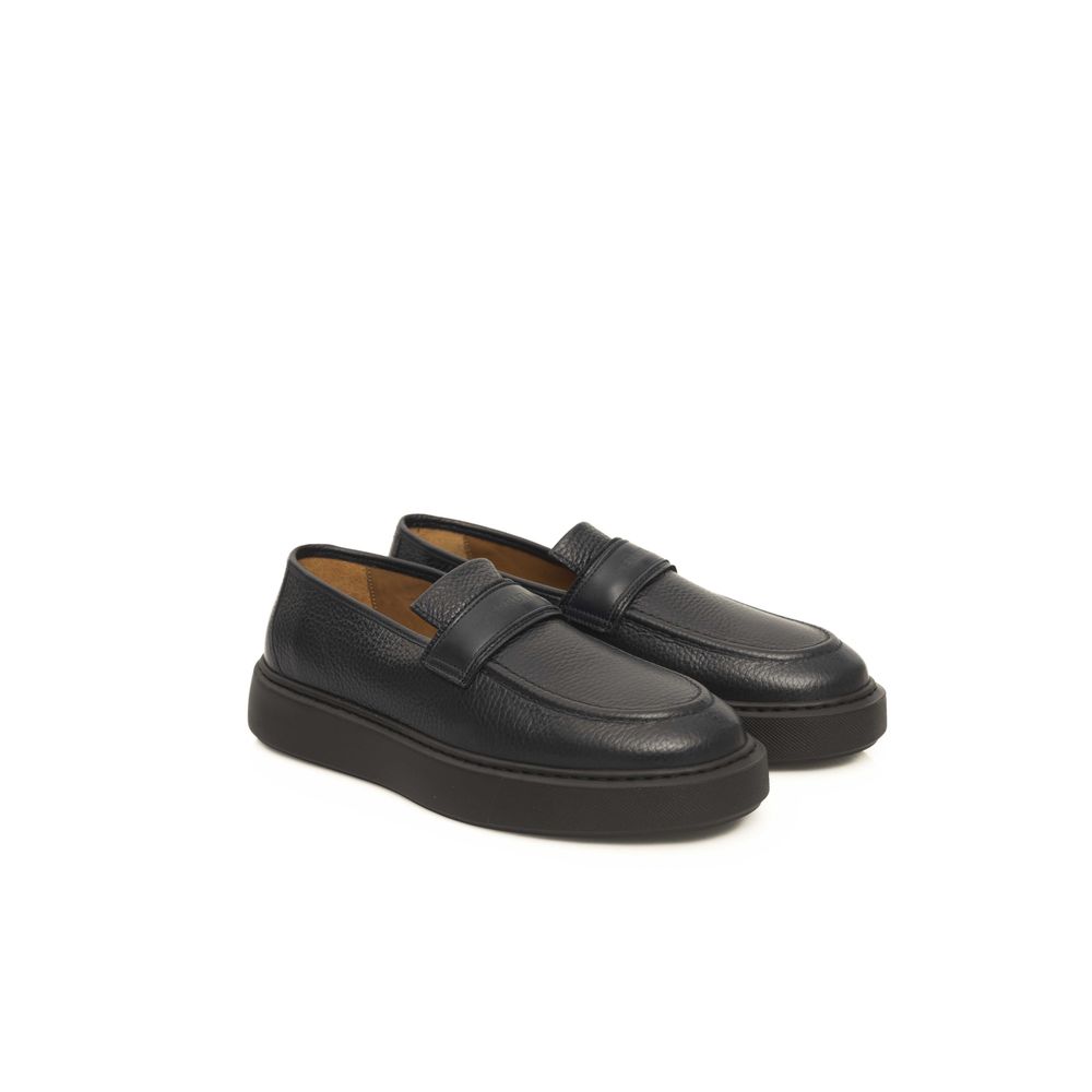 Cerruti 1881 Blue Leather Men's Loafer