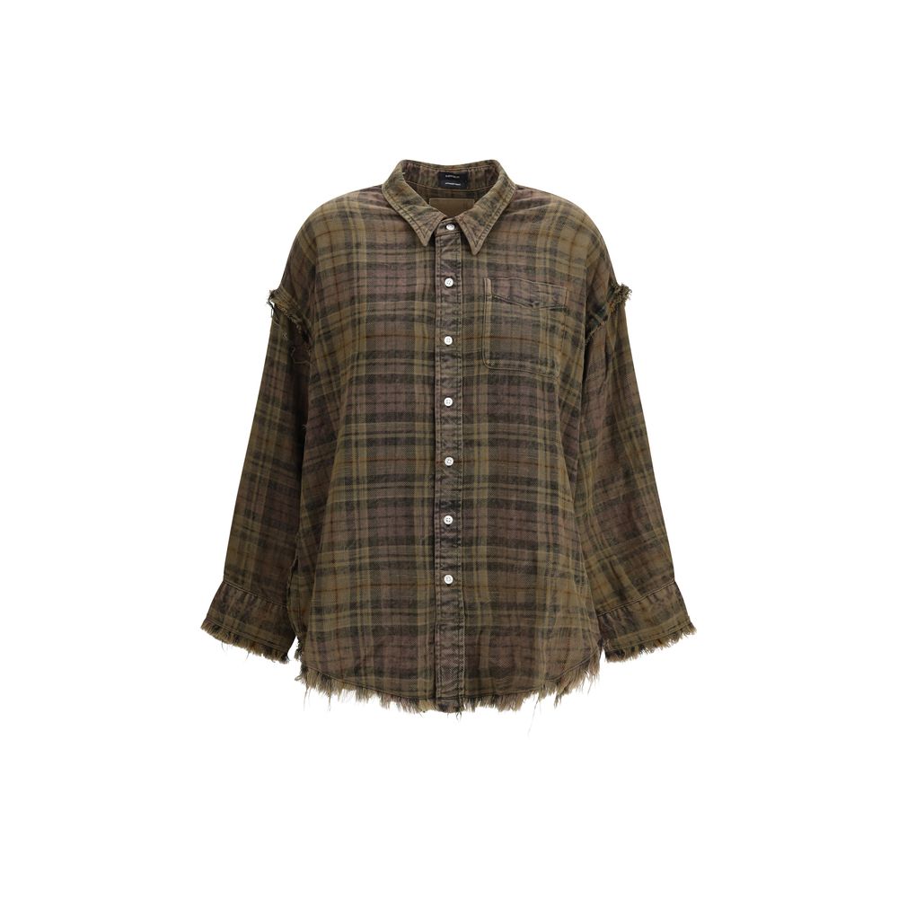 R13 Checked Cotton Shirt