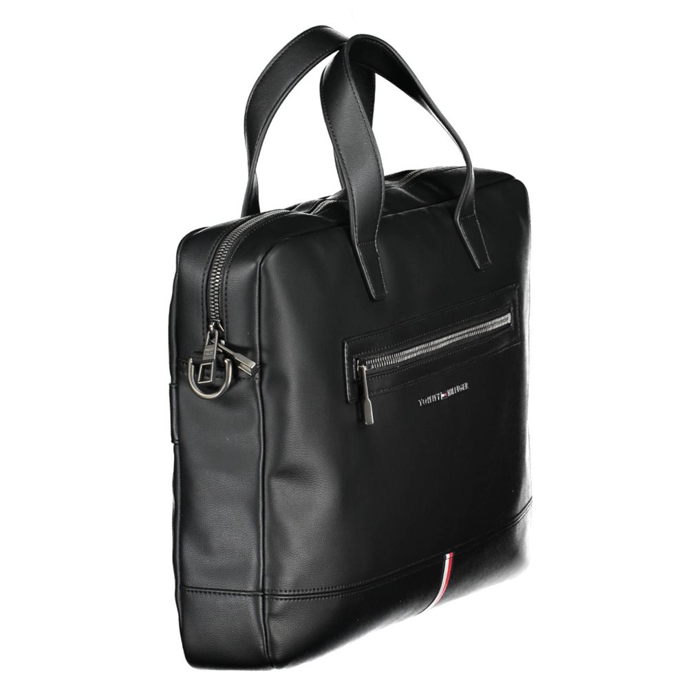 Tommy Hilfiger Black Polyethylene Handbag