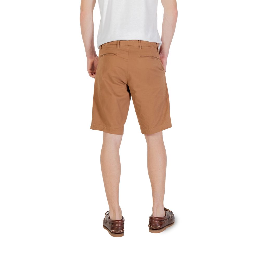 Borghese Beige Cotton Bermuda