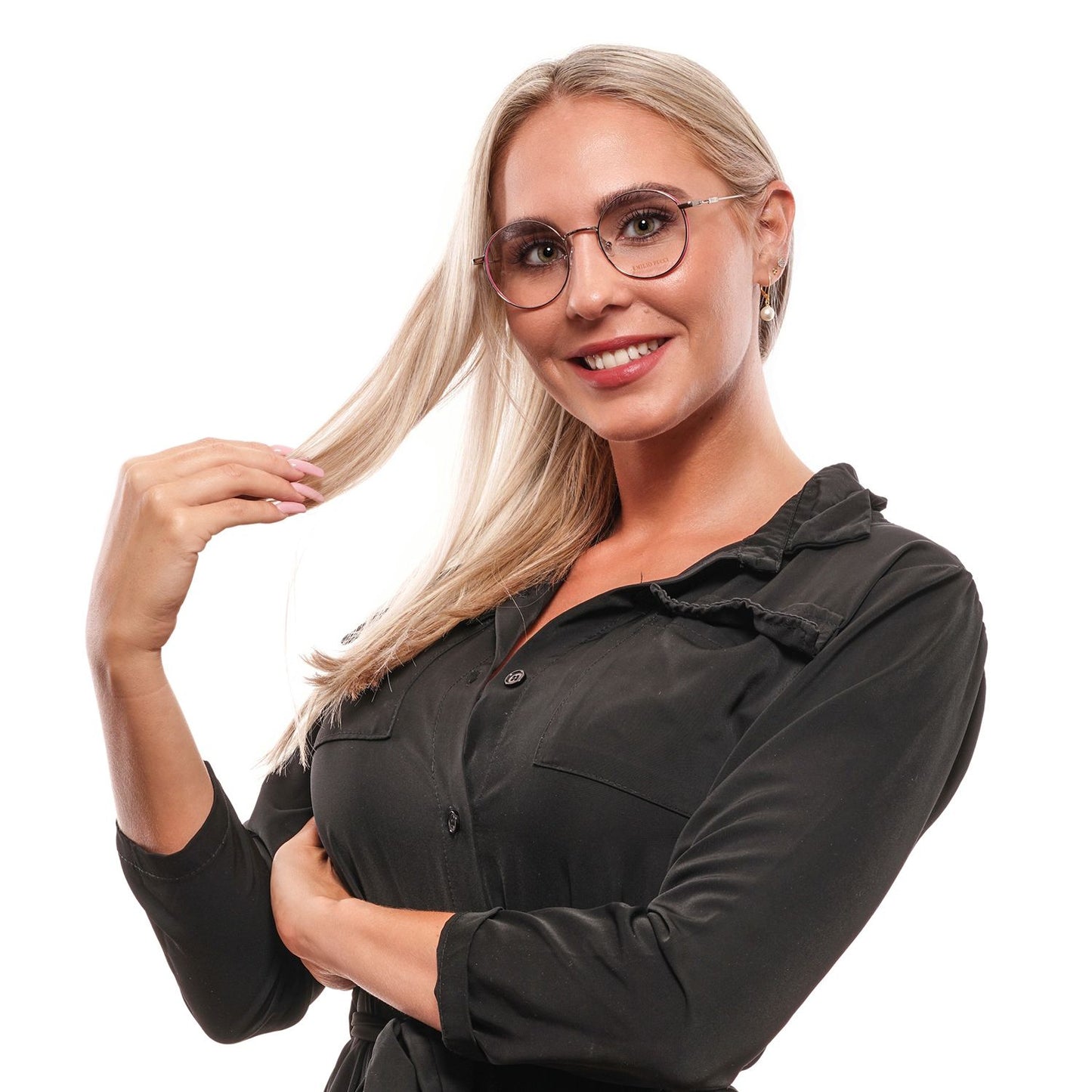 Emilio Pucci Gray Women Glasses Frame