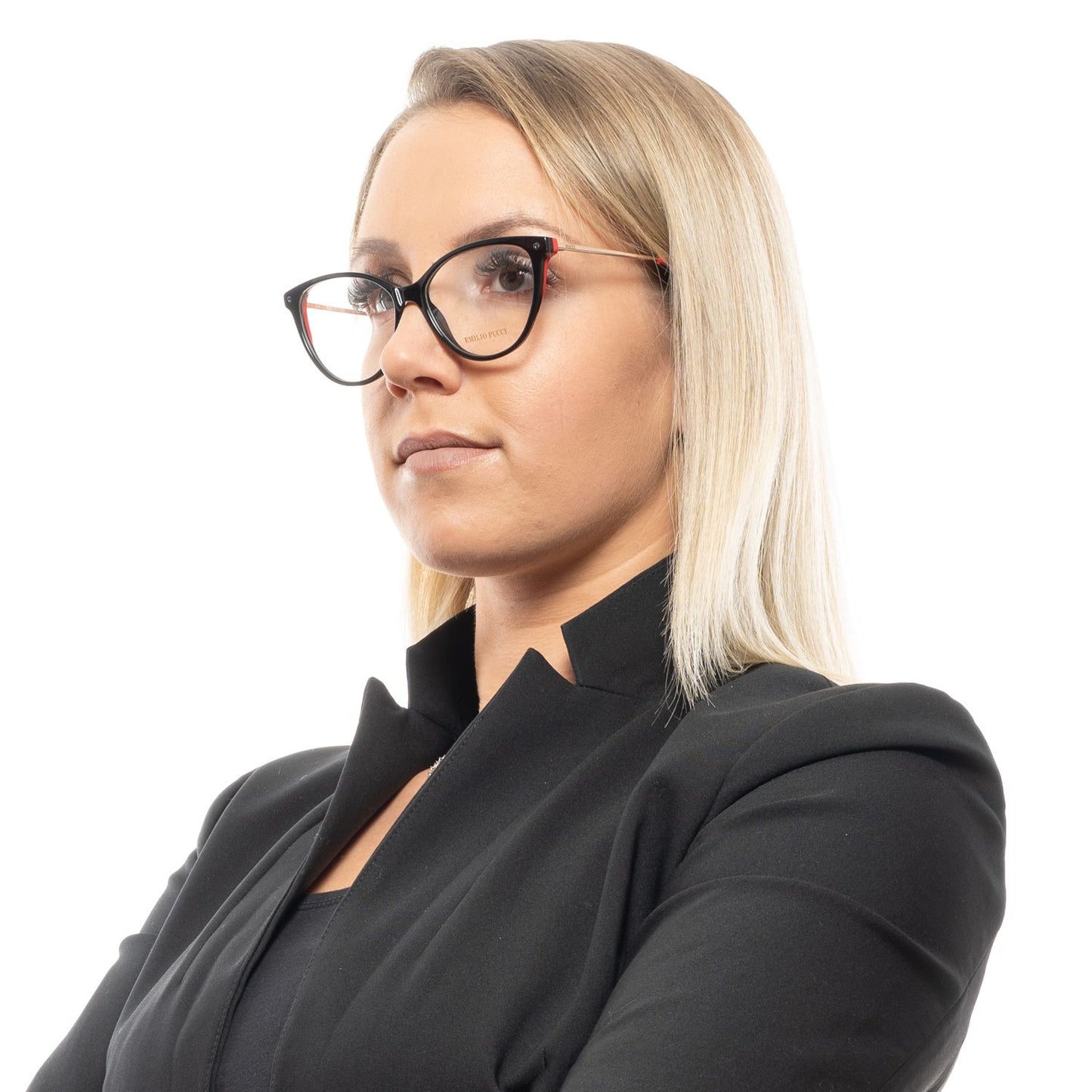 Emilio Pucci Black Women Glasses Frame
