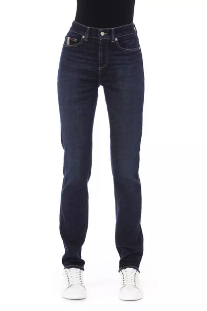 Baldinini Trend Blue Cotton Women's Jeans