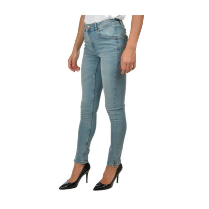 Yes Zee Blue Cotton Women's Skinny Jean