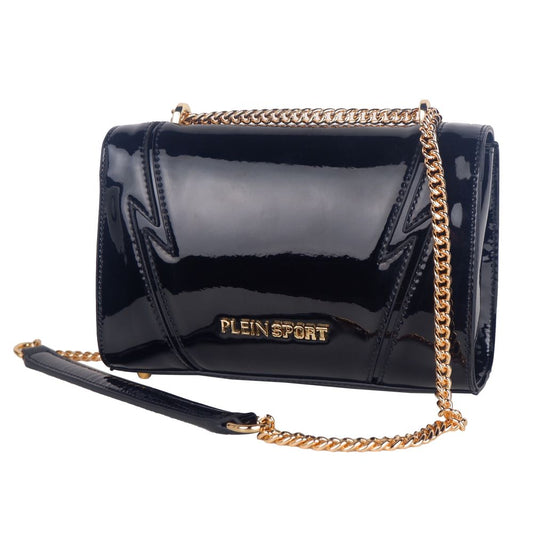 حقيبة كتف Plein Sport Chic Patent Effect Chain